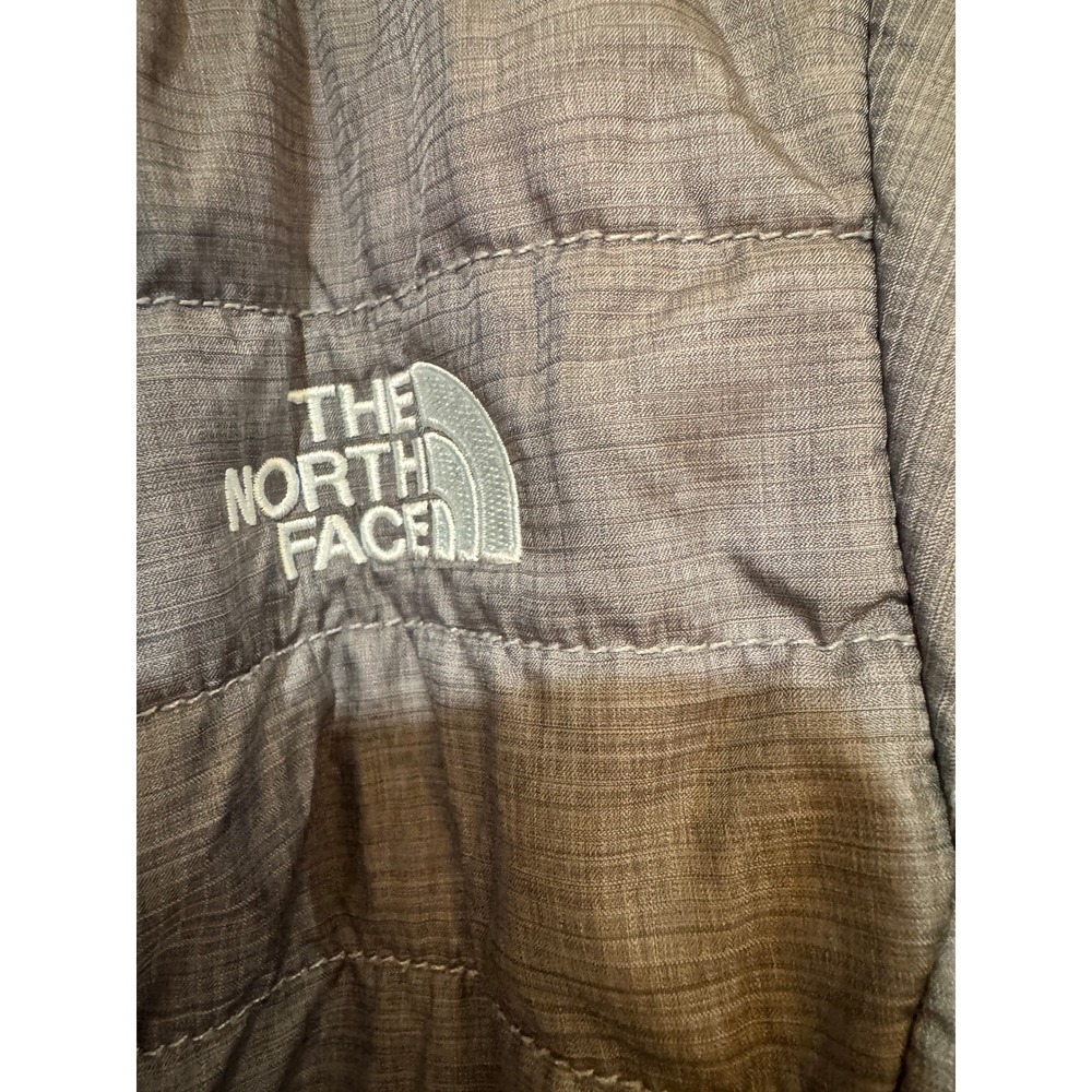 The North Face Girls Reversible Mossbud Swirl Jacket Grey Blue Size M 10/12 - Picture 13 of 15